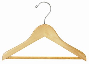 Childrens 11" Suit Hanger w/ Bar