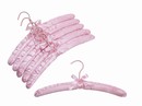 Satin Padded Hangers (Dark Pink)