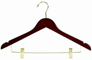 wood suit hanger