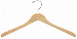 Contoured Coat/Top Hanger