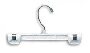 Plastic Gripper Hanger w/ Swivel Hook - White