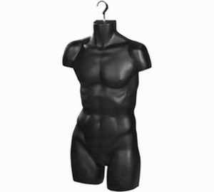 Male Hanging Torso Form (Black)