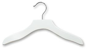 White 12" childrens top hanger