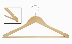 Suit Hanger with non slip pant bar