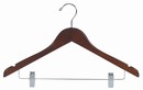 Flat Combination Hanger w/ Clips