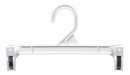 Pinch Clip Skirt/Slack Hanger 11.5"- White