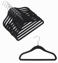 Childrens Black SlimLine Hanger